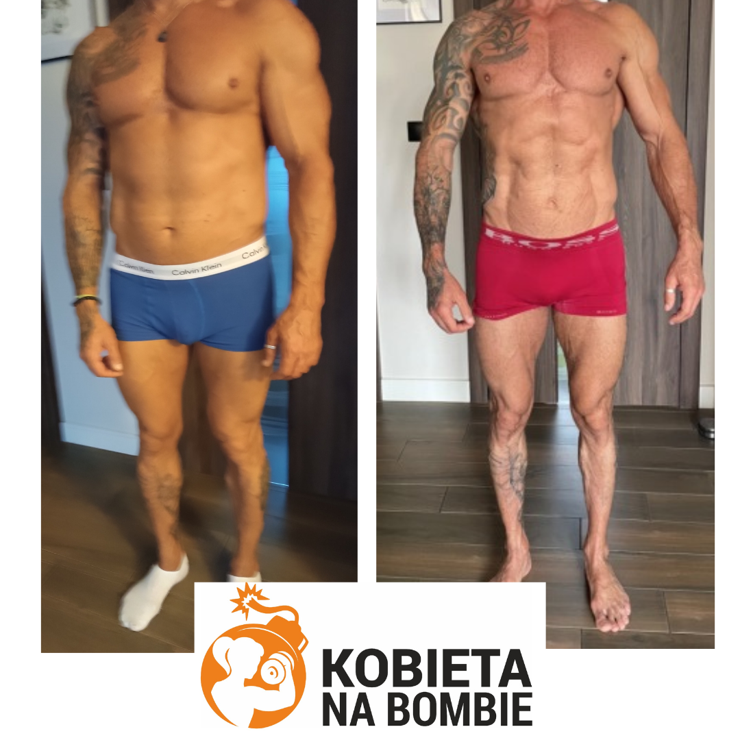 metamorfoza sylwetki arek 2 kobieta na bombie