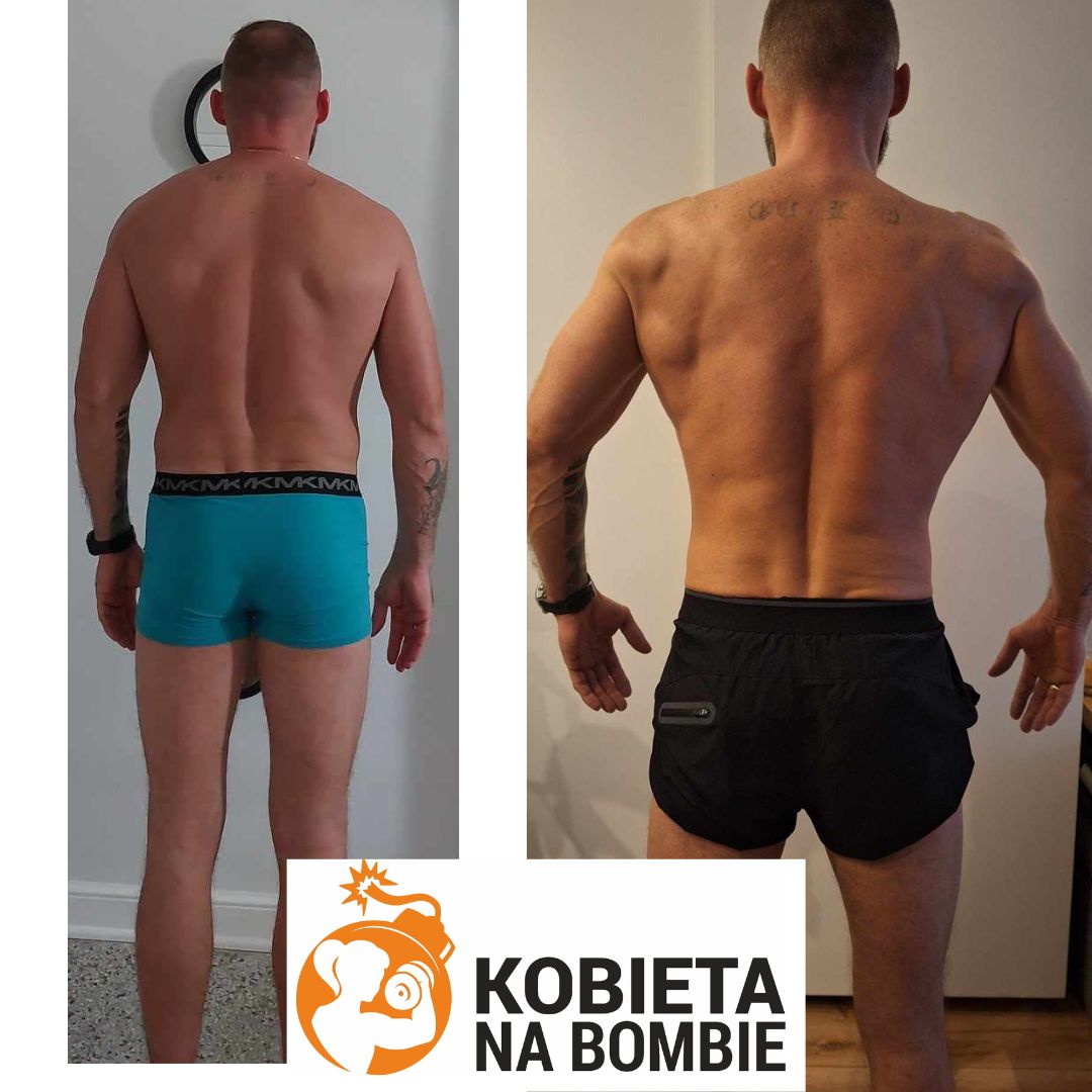 metamorfoza sylwetki darek kobieta na bombie