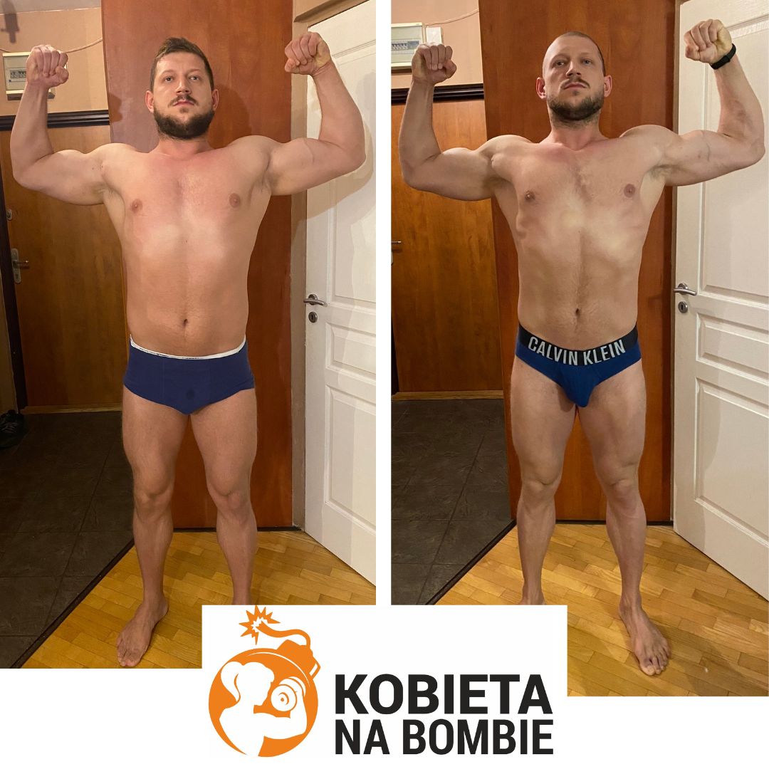 metamorfoza sylwetki dominik kobieta na bombie