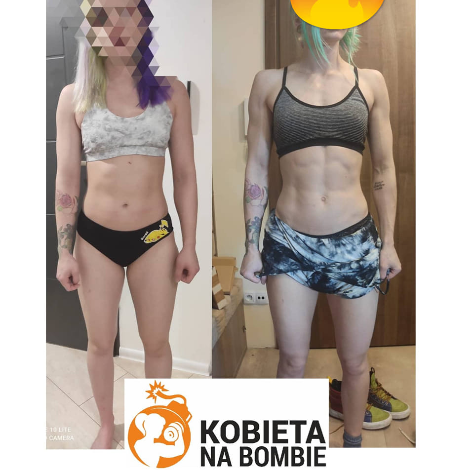 metamorfoza sylwetki edyta kobieta na bombie