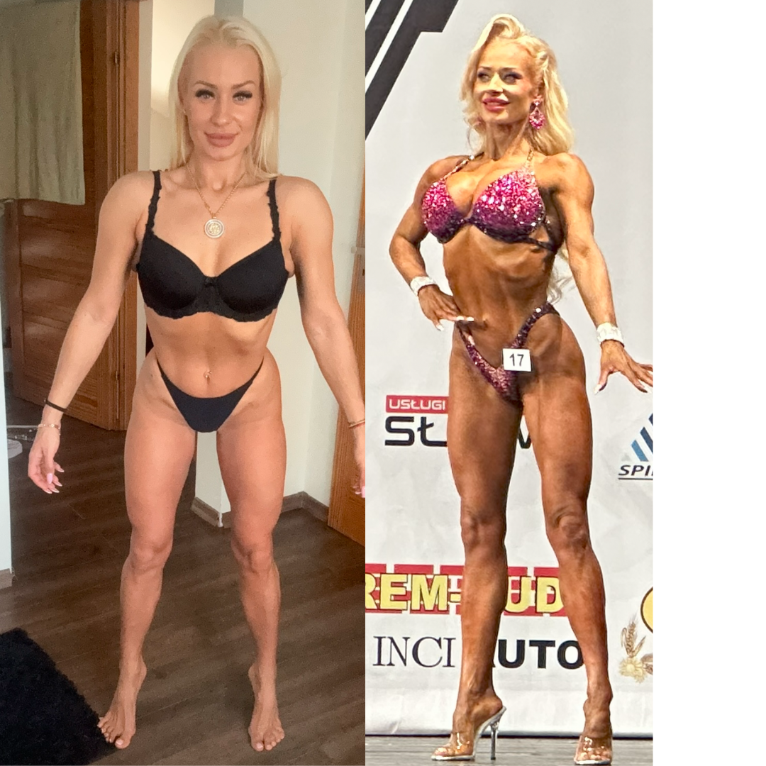 metamorfoza sylwetki justyna 3 kobieta na bombie