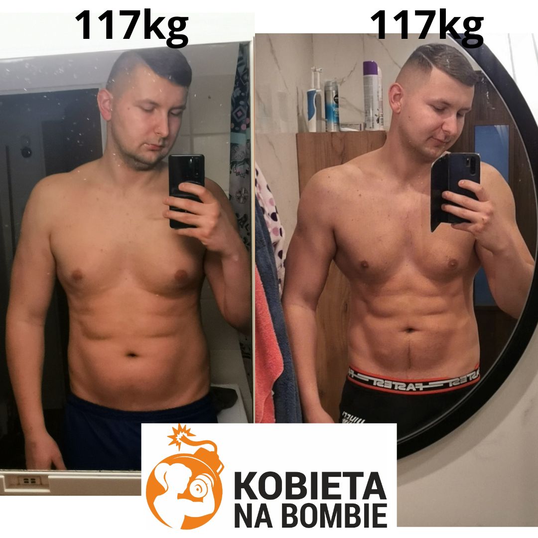 metamorfoza sylwetki łukasz kobieta na bombie