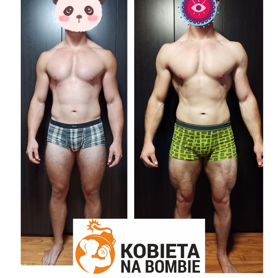 metamorfoza sylwetki marcin kobieta na bombie