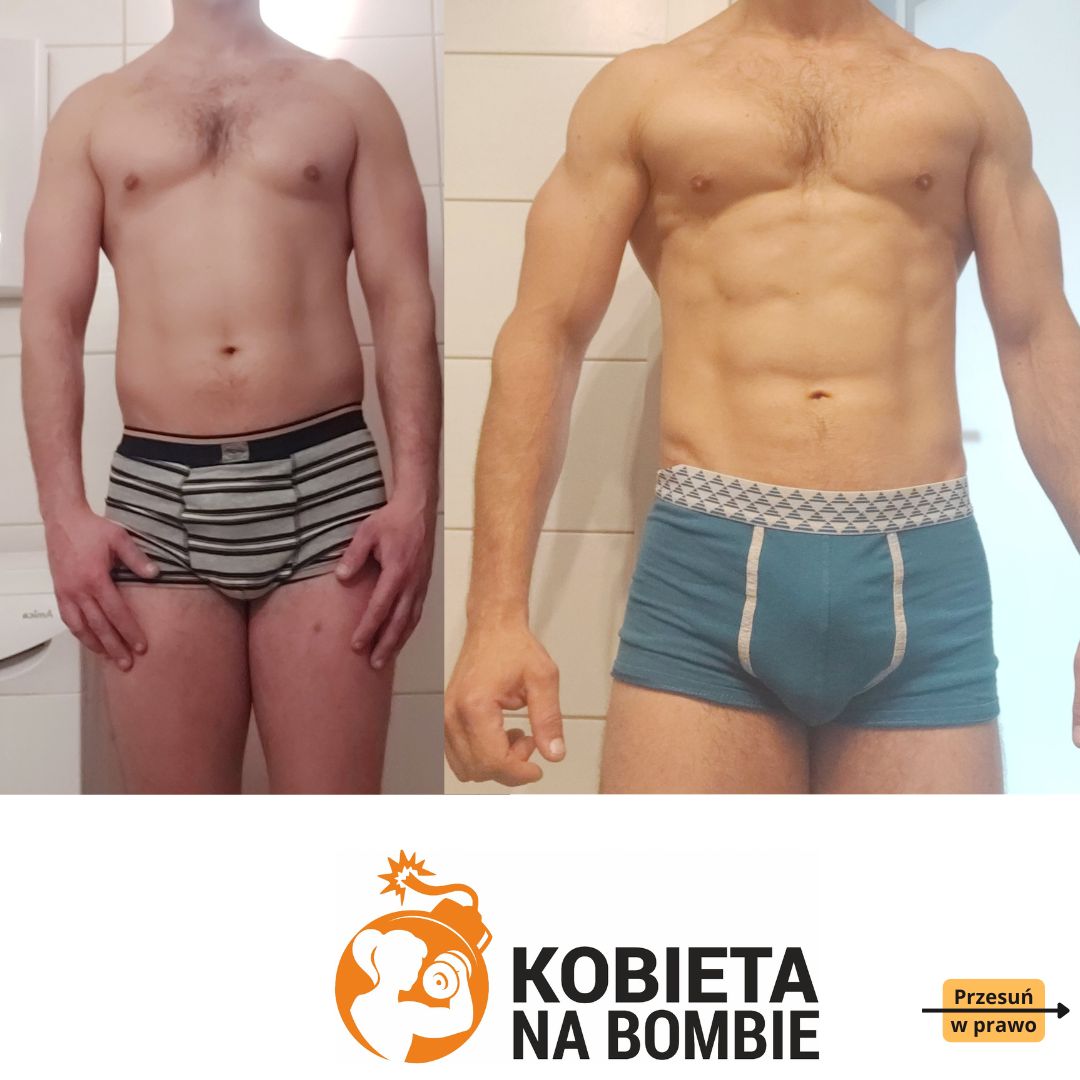 metamorfoza sylwetki michał ł kobieta na bombie