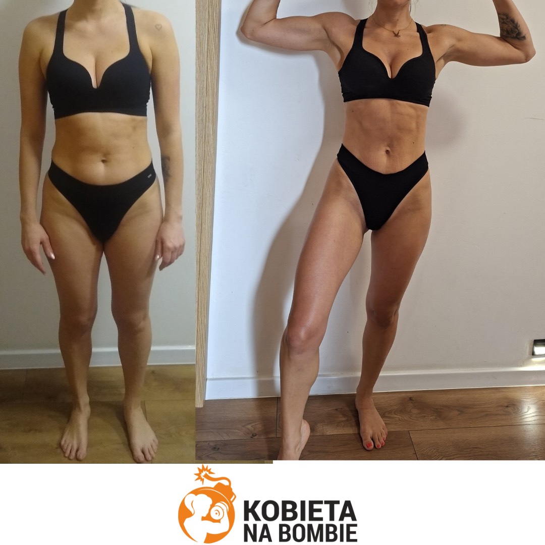 metamorfoza sylwetki przemiana kobieta na bombie Asia S